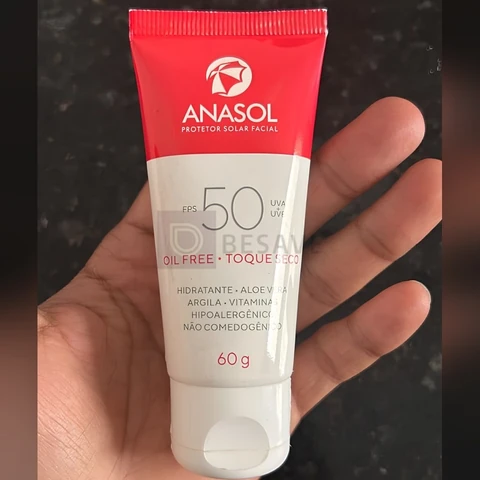 Anasol Protetor Solar Facial FPS 50-60g