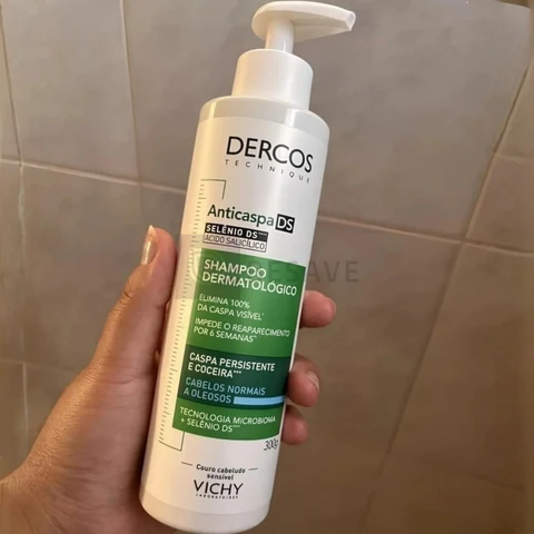 Shampoo Anticaspa Cabelos Normais a Oleosos, Dercos DS Vichy, 300g