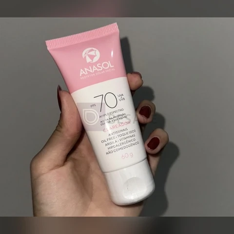 Anasol Protetor Solar Facial FPS 70 Clareador - 60 g
