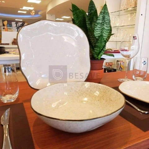 Kit P Servir Travessa E Saladeira Maresia Oxford Baixelas