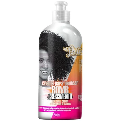 Soul Power Creme Para Pentear Bomb Crescimento Big Curly Cream - 500Ml