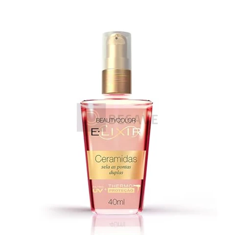E.lixir Ceramidas - Sela as pontas duplas e Restaura os fios - BEAUTYCOLOR - 40ml