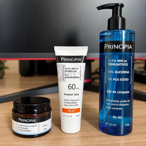 Principia Kit Completo Para Pele Sensível Com Fps 60