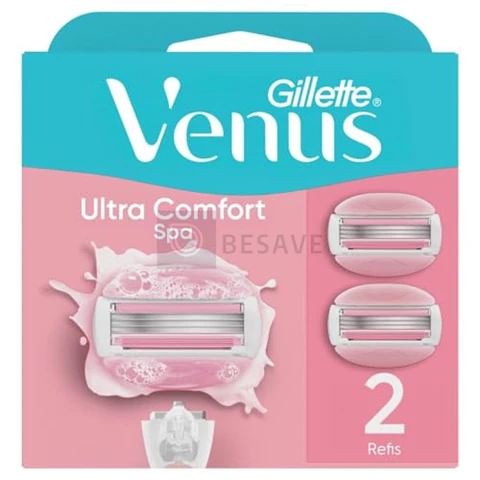 Gillette Venus Ultra Comfort Spa Carga para Aparelho 2 Unidades