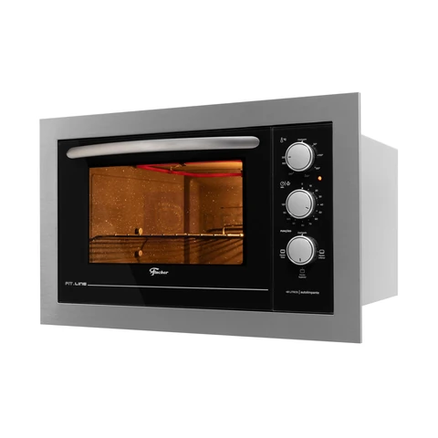 Fischer Forno Elétrico Embutir Fit Line 48L Inox 220V 34493-95486