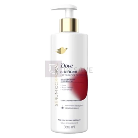 Dove Hidratante Sérum Corporal Glicólico + Reparador de Textura 380ml