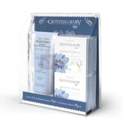 Giovanna Baby - Kit Necessaire Giovanna Baby Locao 50G+2 Sabonete 90Gr Blue (Novo
