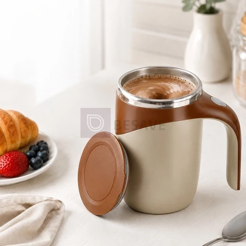 Vittak Caneca Mixer Elétrica Copo Mistura 380ml Com Tampa