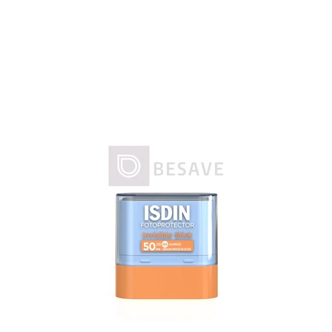 ISDIN Protetor Solar Facial em bastão Invisible Stick FPS 50-10G