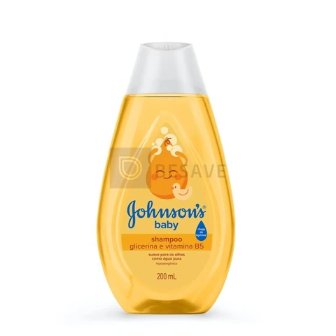 Shampoo Para Bebê Johnson's Baby Regular, 200ml, Amarelo