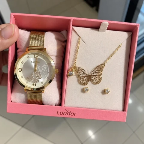Kit Condor Feminino Dourado Co2034ai/k4x Dourado Champanhe