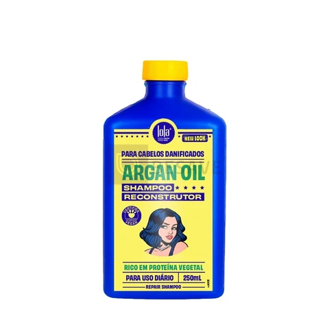 Lola From Rio – Óleo de Argan – Xampu, repara todos os tipos de cabelos danificados