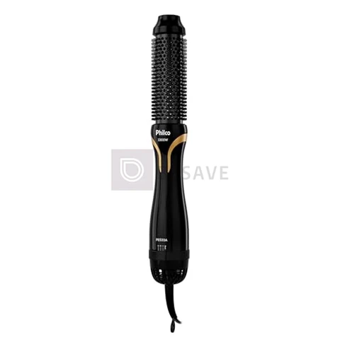 Philco Escova Secadora Bivolt 1300W Íons Tourmaline PES33A Tecnologia Íon Tourmaline