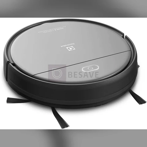 Aspirador de po robo Electrolux 2h20min controle remoto bateria longa duração automatico varre aspira passa pano ERB20 bivolt preto sensor antiqueda