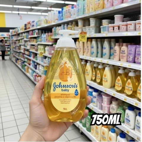 Johnson's Baby Shampoo Glicerina Para Bebê, 750ml