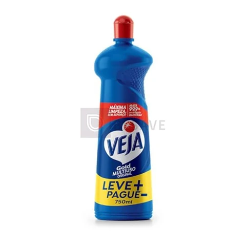 Limpador Multiuso Veja Gold Original 750ml Embalagem Econômica