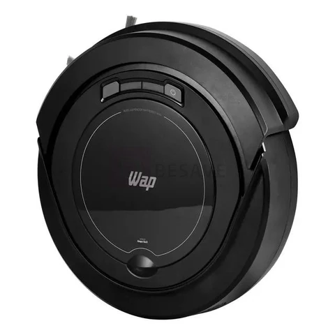 Robô aspirador Robot W90 varre aspira e passa pano 30w Wap cor preto