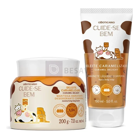 Combo Cuide-se Bem Deleite Caramelizado: Manteiga Corporal 2