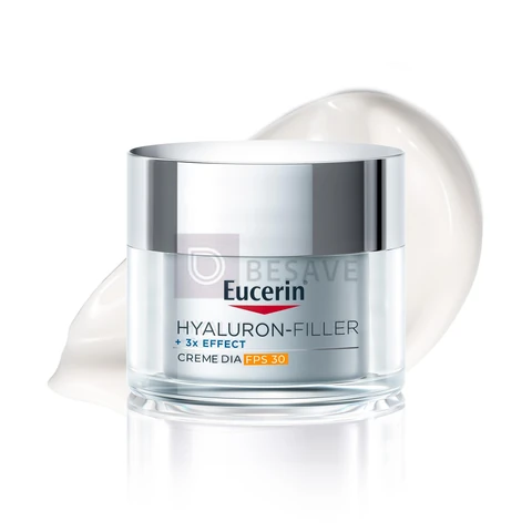 EUCERIN Creme Hidratante Facial Anti-idade Dia FPS 30 50ml, Hyaluron-Filler, Ácido Hialurônico, Antirrugas, Diurno