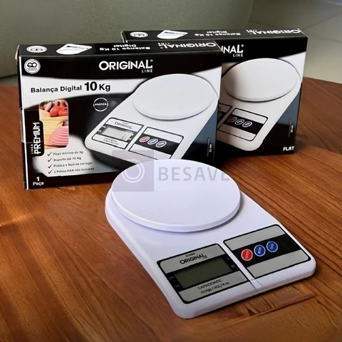 Balança Digital Para Cozinha Home Utilidades 10 kg Com Sensibilidade de 1 g