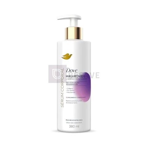 Dove Sérum Hidratante Corporal Hialurônico + Dermo Renovador 380ml