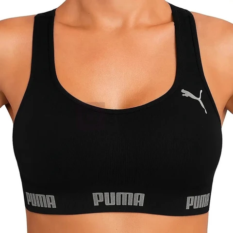 Top Puma Original Feminino Alta Sustentação Academia Fitness