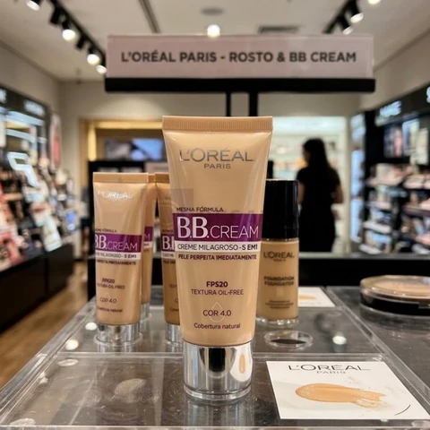 Bb Cream L'oréal Paris Creme Milagroso 5 Em 1 Fps 20 Médio Cor 4.0 30ml
