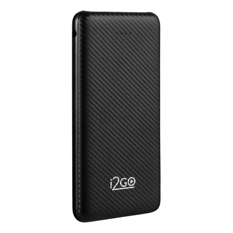 Carregador Portátil Power Bank I2go 10000mah Cor Preto