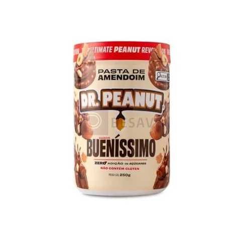 Dr. Peanut Pasta de Amendoim Bueníssimo 250g - Com Whey Protein