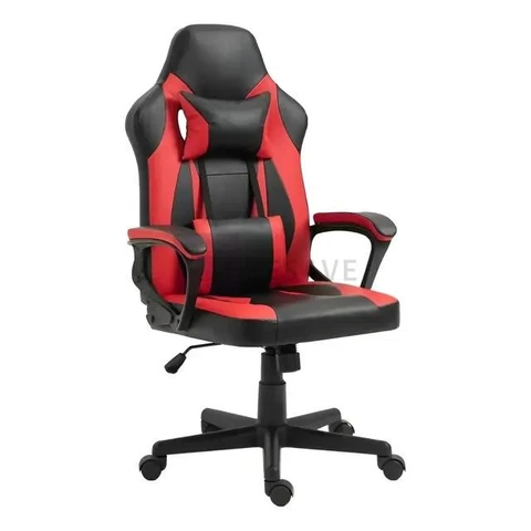 Cadeira Gamer Otello 100 Preto E Vermelho Material Do Estofamento Couro Sintético