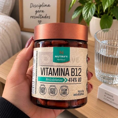 Vitamina B12 Metilcobalamina 414% 60caps Nutrify