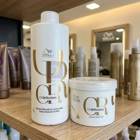 Kit Wella Professionals Oil Reflections Shampoo E Máscara