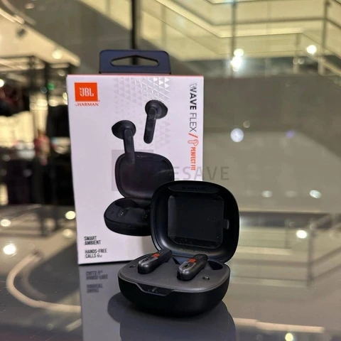 Fone De Ouvido Bluetooth Jbl Wave Flex 2 Preto