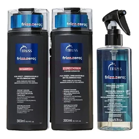 Kit Truss Frizz Zero Home Care Trio (3 Produtos)