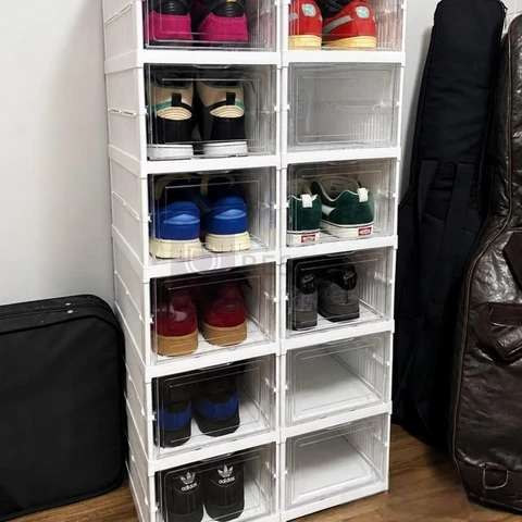 Sapateira Organizador Sapatos Empilhável Vertical 6 Andares