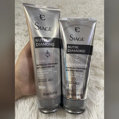 Kit Shampoo + Condicionador Siàge Nutri Diamond Eudora