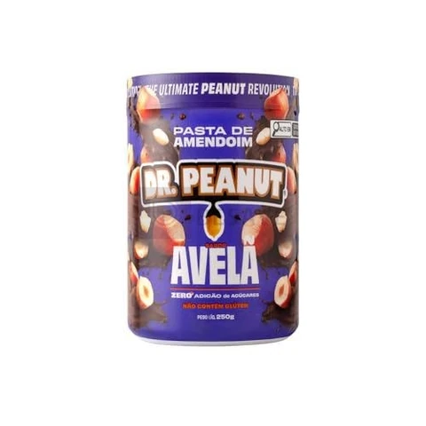 Dr. Peanut Pasta De Amendoim Avelã 250g - Com Whey Protein