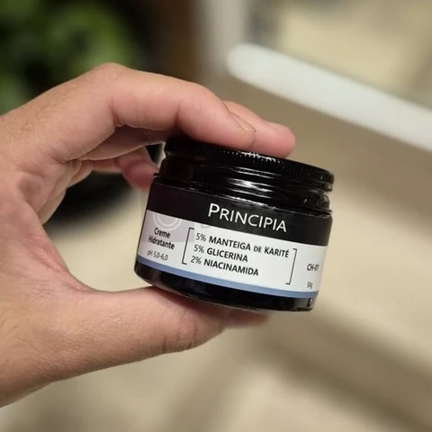 Creme Hidratante Facial 5% Manteiga de Karité + 5% Glicerina + 2% Niacinamida CH-01 com 50g