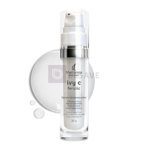 Mantecorp Skincare Rejuvenescedor Facial Ivy C Ferulic Sérum 30ml