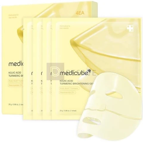 KOJIC ACID TURMERIC BRIGHTENING GEL MASK (4EA)