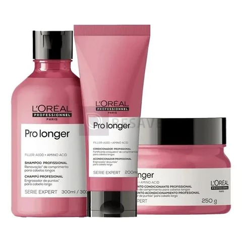 Loreal Pro Longer Shampoo, Condicionador E Máscara
