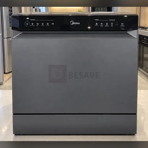 Lava Louças 8 Serviços Cinza Touch Plus Midea
