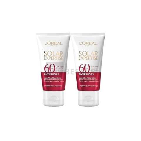 L'Oréal Paris Solar Expertise Kit Protetor Solar Antirrugas FPS 60, 40g