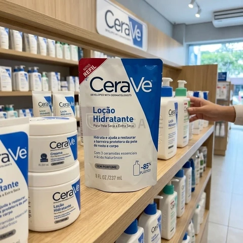 Loção Hidratante Para Pele Seca A Extra Seca Refil 237ml Cerave