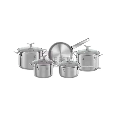 Electrolux Jogo de Panelas em Inox com 5 Peças Design com Fundo Triplo