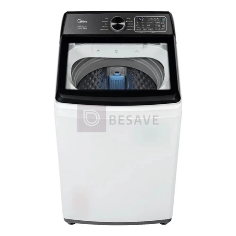 Máquina De Lavar Roupas 12kg Branca Midea Wave Impeller Branco