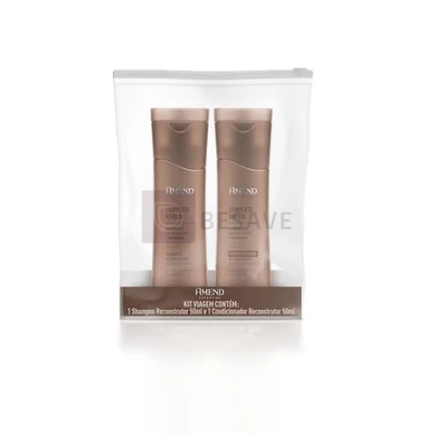 Kit Mini Viagem Amend Expertise Complete Repair Shampoo 50ml + Condicionador 50ml – Reconstrução Capilar