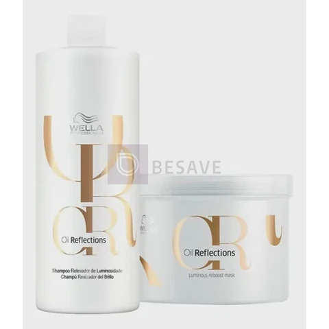 Kit Wella Professionals Oil Reflections Shampoo E Máscara
