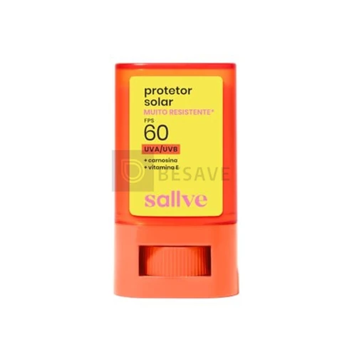 Sallve Protetor Solar em Bastão FPS60 15g