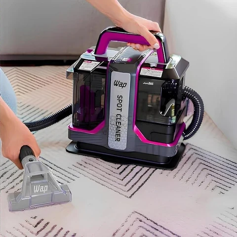 Extratora de Sujeira Portátil WAP Spot Cleaner W3 Borrifa Esfrega e Extrai 1450W de Potência e Bico de Autolimpeza